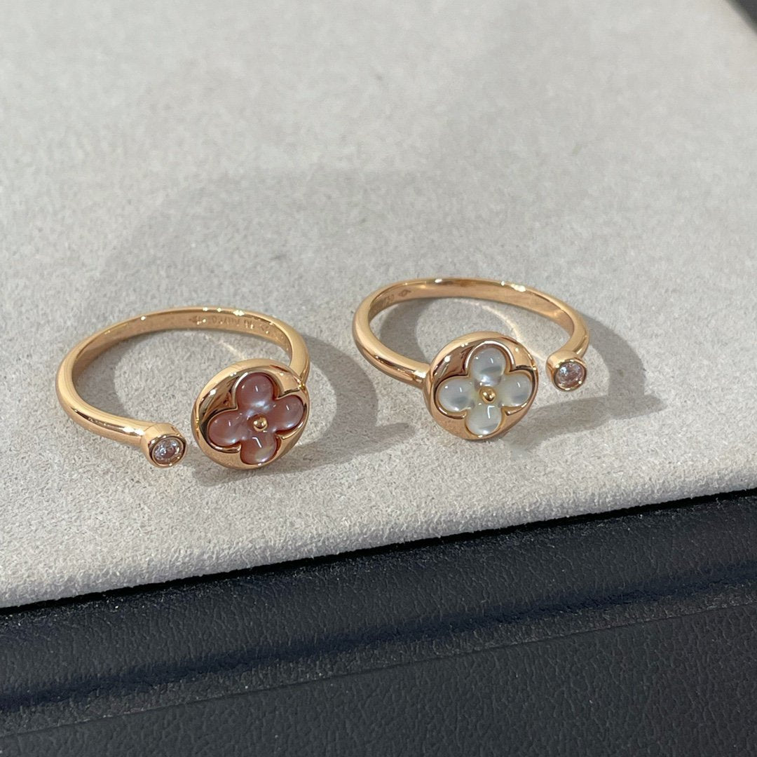 [moco jewelrys]SUN 1 DIAMOND PINK MOP RING