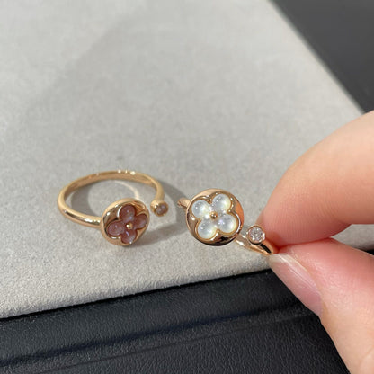 [moco jewelrys]SUN 1 DIAMOND PINK MOP RING