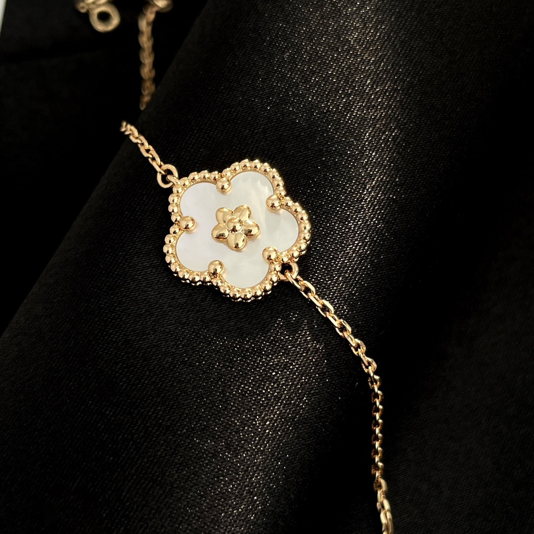 [moco jewelrys]LUCKY SPRING ROSE GOLD MOP BRACELET