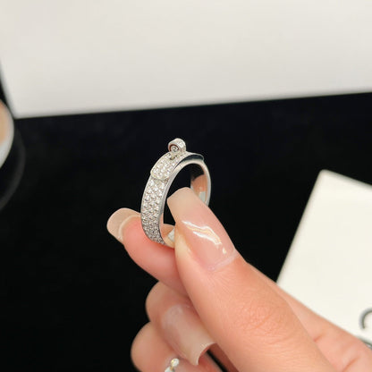 [moco jewelrys]KELLY SILVER DIAMOND RING