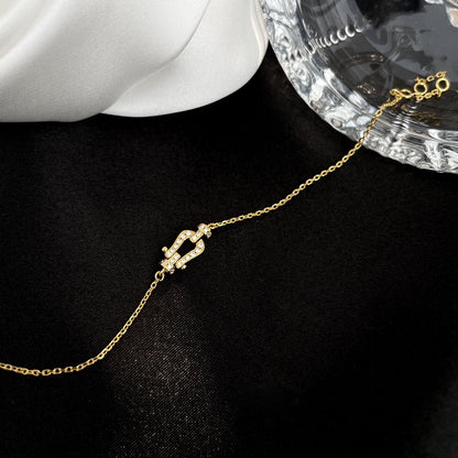 [moco jewelrys]FORCE 10 FULL DIAMOND BUCKLE CHAIN LINK MINI MODEL