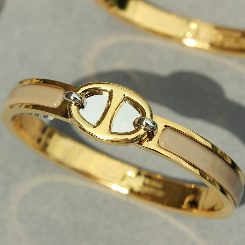 [moco jewelrys]CLIC CHAINE GOLD BRACELET