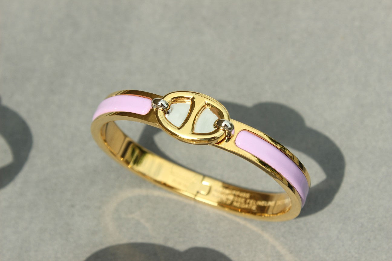 [moco jewelrys]CLIC CHAINE GOLD BRACELET