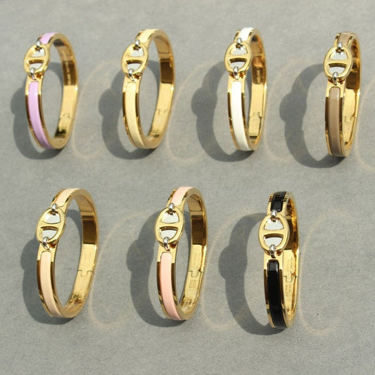 [moco jewelrys]CLIC CHAINE GOLD BRACELET