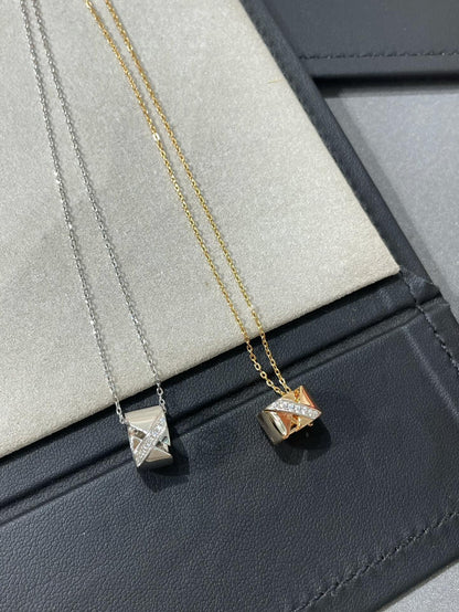 [moco jewelrys]LIENS EVIDENCE DIAMOND NECKLACE