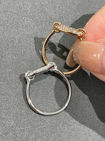 [moco jewelrys]RONDE SMALL DIAMOND RING