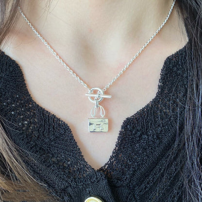[moco jewelrys]CONSTANCE PEDANT SILVER NECKLACE