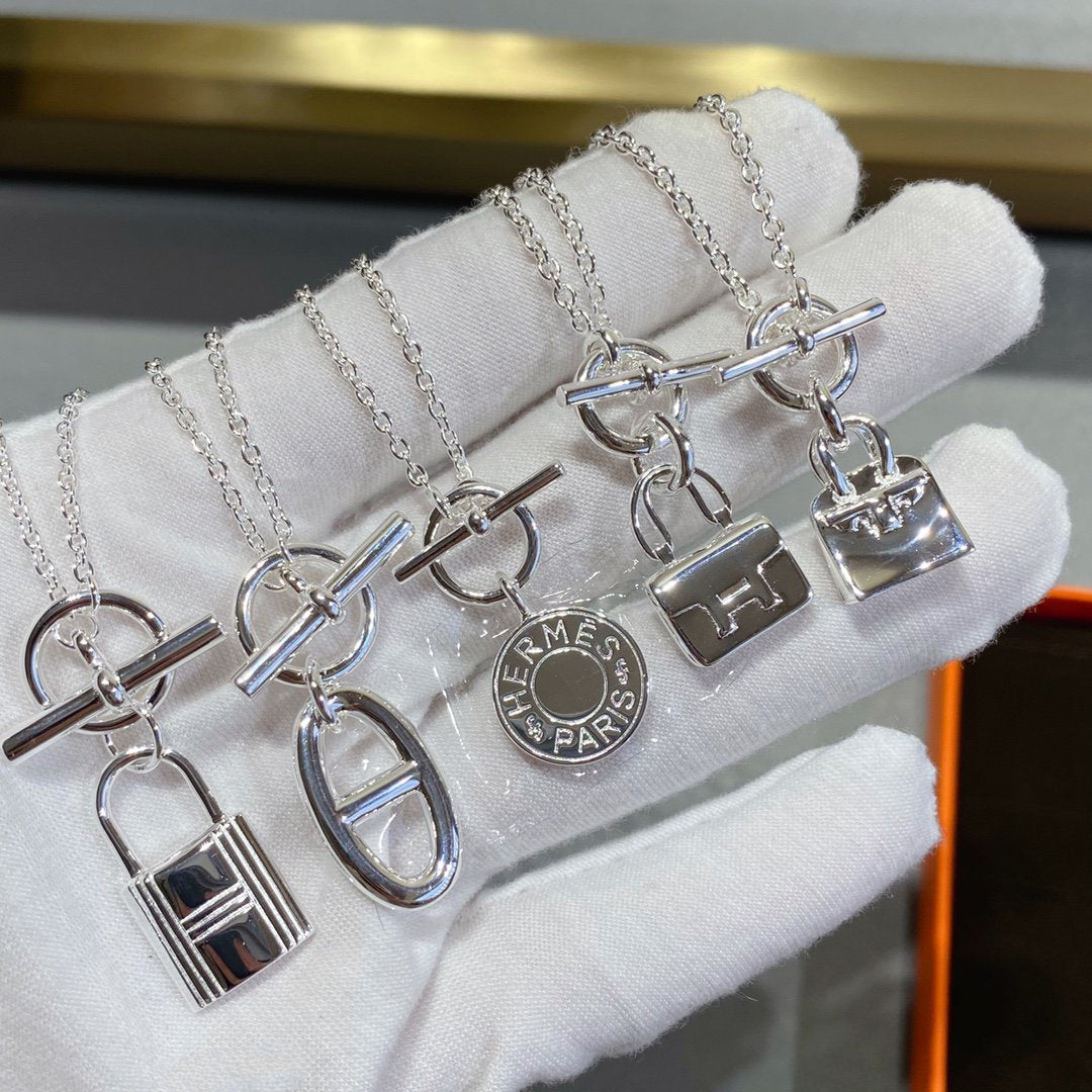[moco jewelrys]CONSTANCE PEDANT SILVER NECKLACE