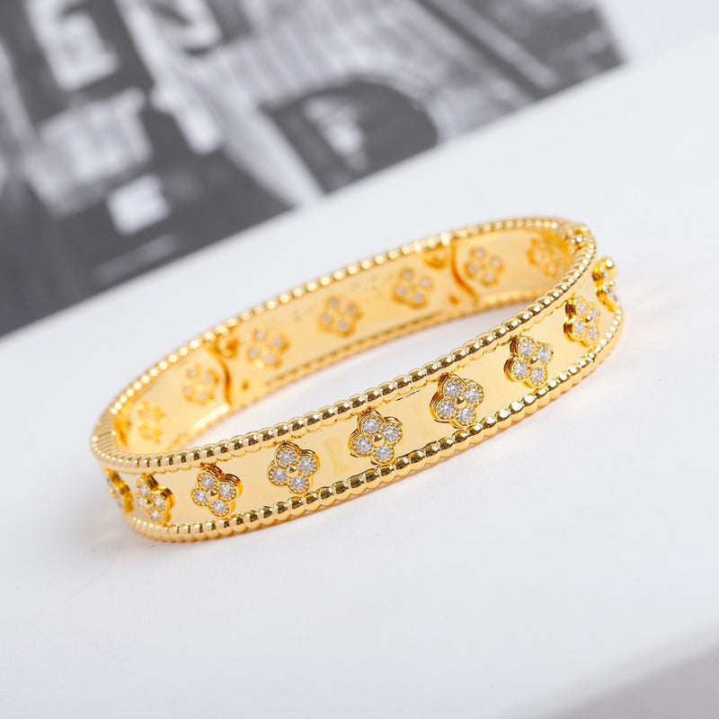 [moco jewelrys]CLOVER BRACELET 8MM DIAMONDS