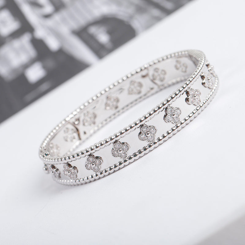 [moco jewelrys]CLOVER BRACELET 8MM DIAMONDS