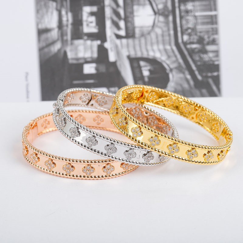 [moco jewelrys]CLOVER BRACELET 8MM DIAMONDS