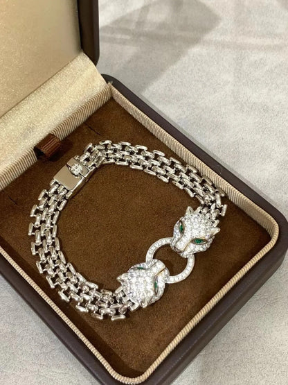 [moco jewelrys] DOUBLE PANTHER BRACELET