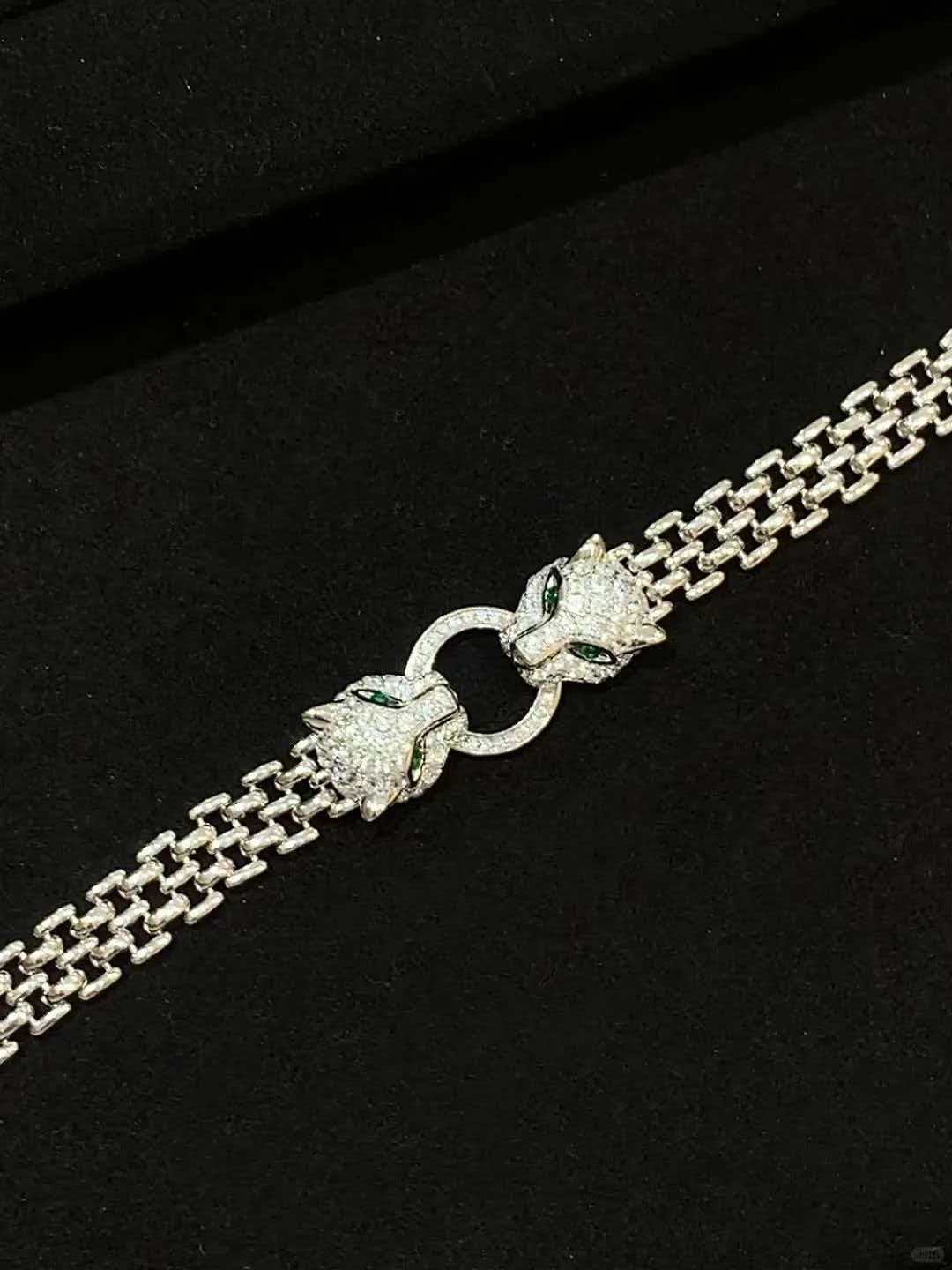 [moco jewelrys] DOUBLE PANTHER BRACELET