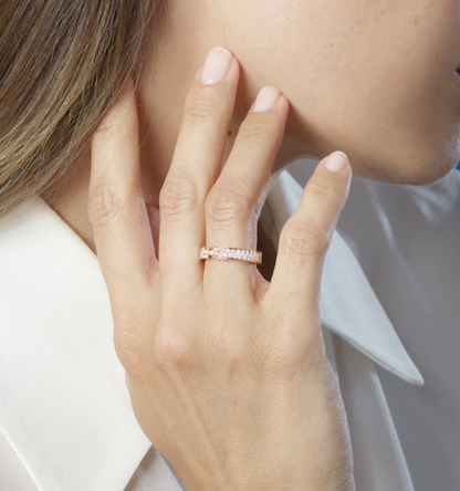 [moco jewelrys]ALLIANCE LIENS VIDENCE PAVED DIAMOND 4MM RING