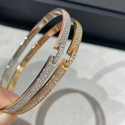 [moco jewelrys]LIENS VIDENCE DIAMOND PAVED BRACELET