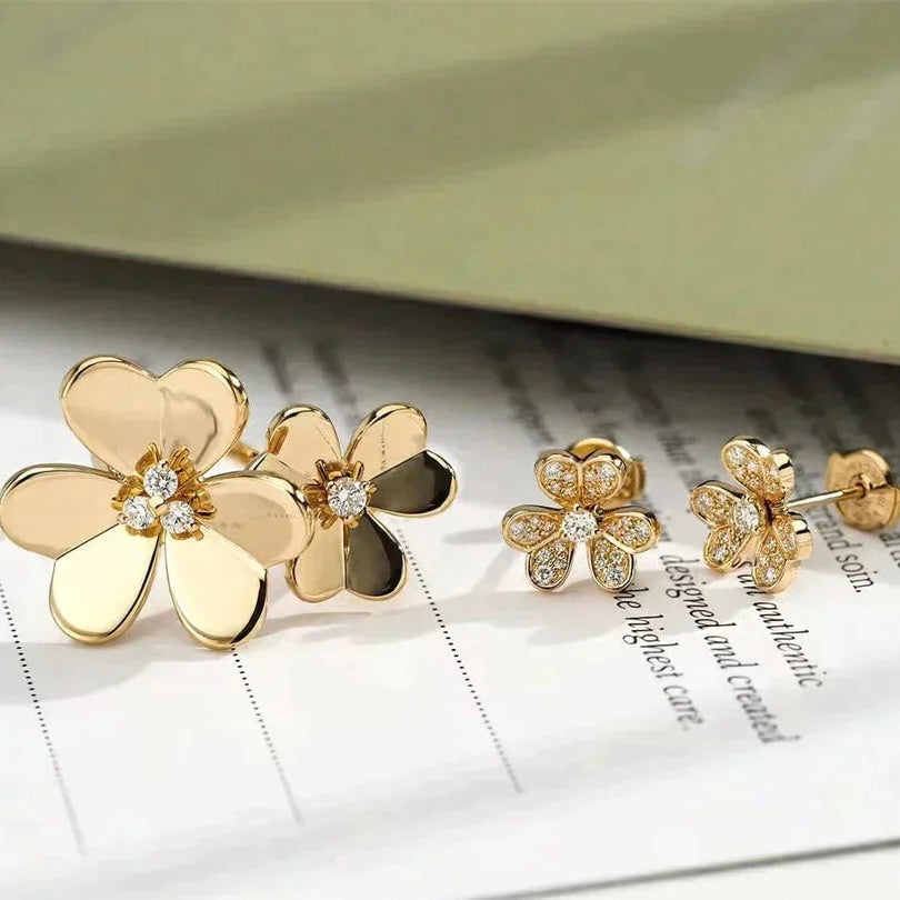 [moco jewelrys]CLOVER COMOS GOLD DIAMOND RING