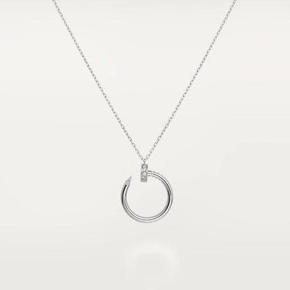 [moco jewelrys]JUSTE NECKLACE SILVER