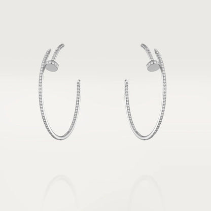 [moco jewelrys]JUSTE EARRINGS FULL DIAMONDS 1.8MM