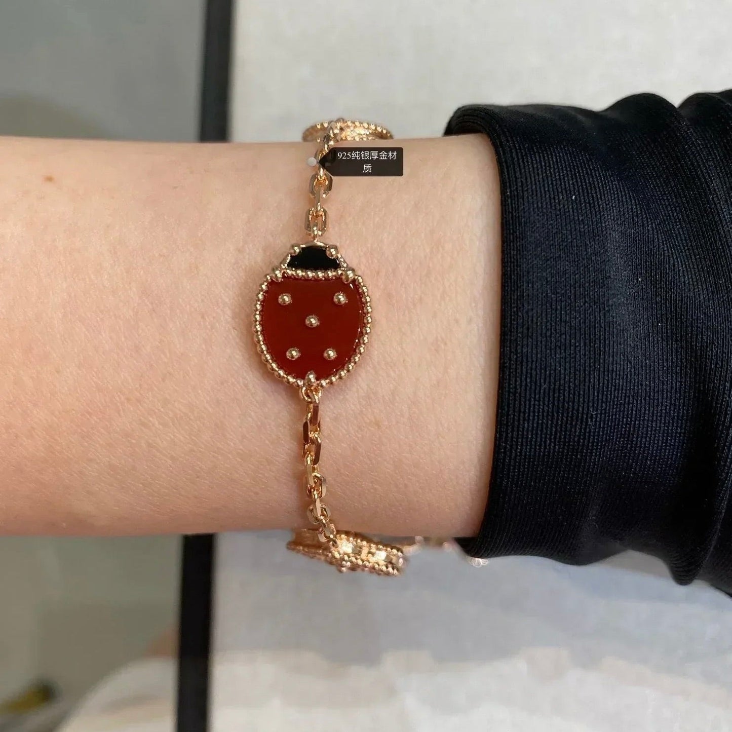 [moco jewelrys]LUCKY SPRING 5 MOTIF BRACELET