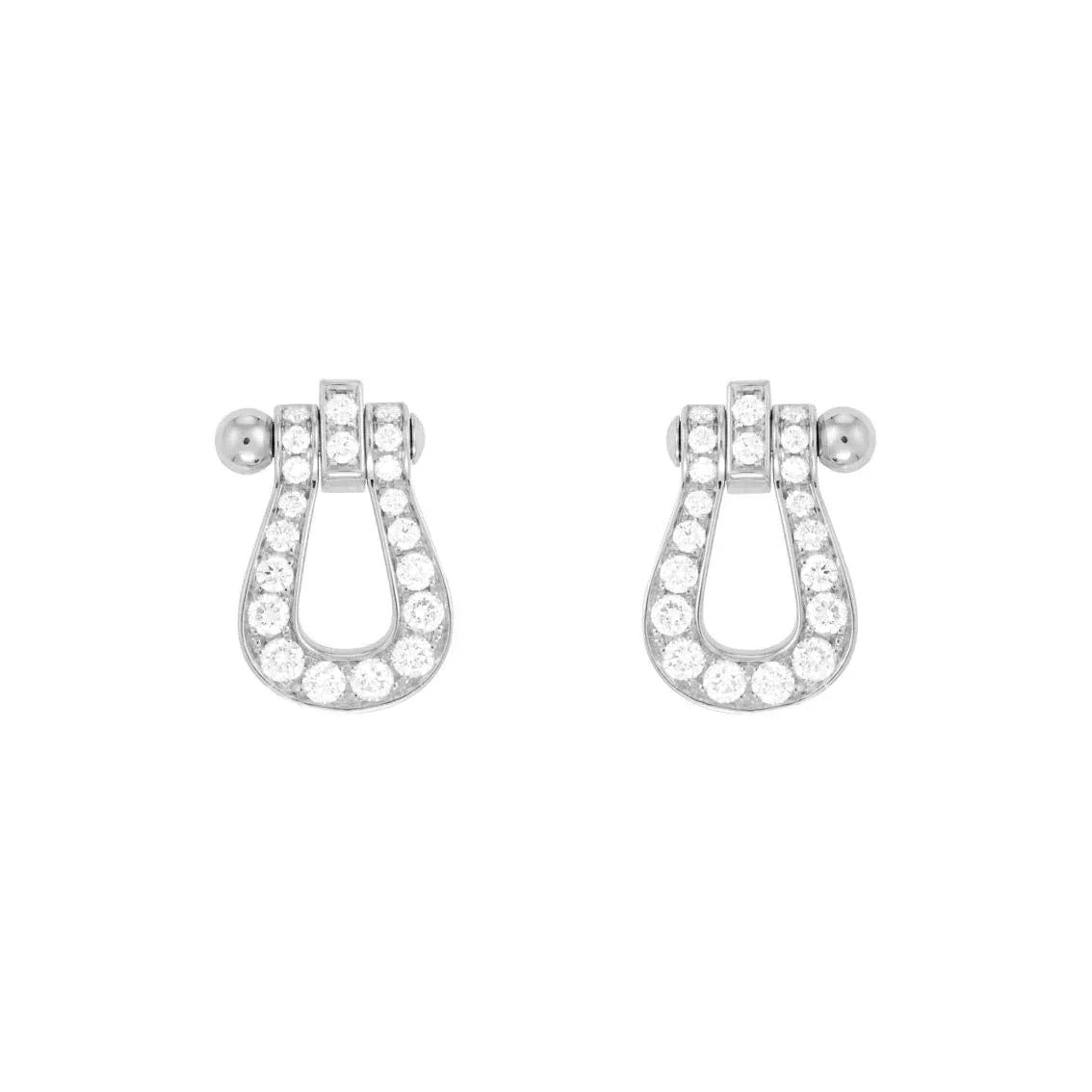 [moco jewelrys]FORCE 10 FULL DIAMOND STUD EARRINGS MINI MODEL