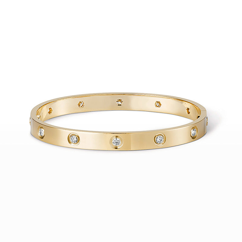 [moco jewelrys]LOVE BRACELET 6.1MM 10 DIAMONDS