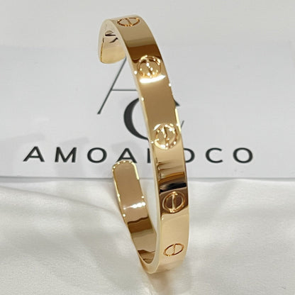 [moco jewelrys]LOVE BRACELET 6.1MM OPEN CUFF