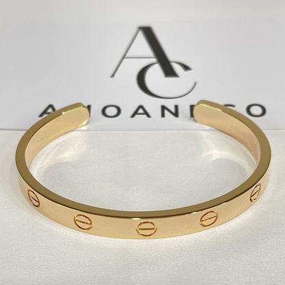 [moco jewelrys]LOVE BRACELET 6.1MM OPEN CUFF