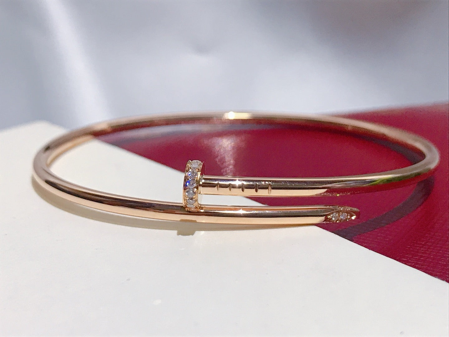 [moco jewelrys]JUSTE BRACELET 2.5MM DIAMONDS