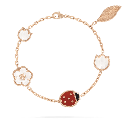 [moco jewelrys]LUCKY SPRING 5 MOTIF BRACELET