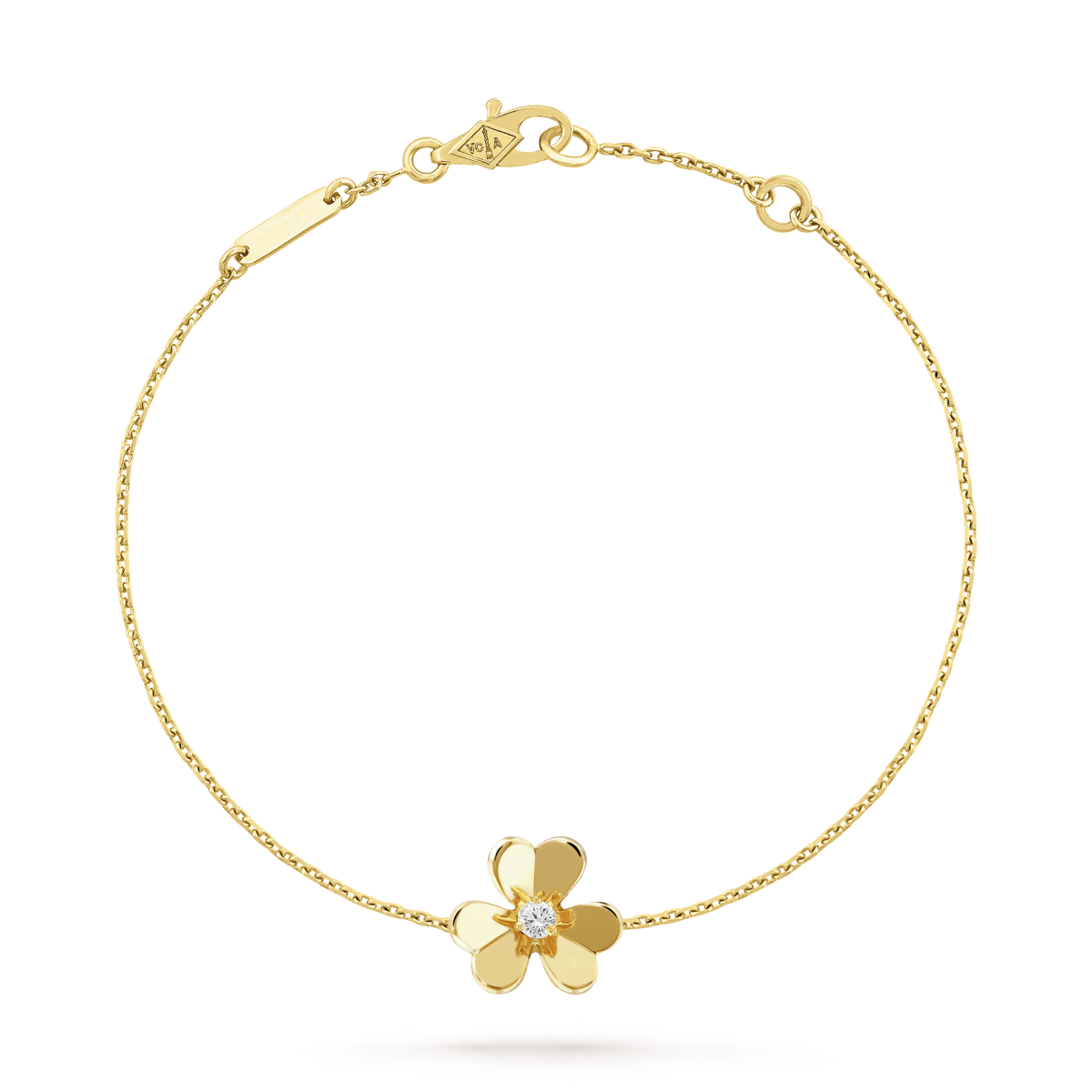 [moco jewelrys]FRIVOLE GOLD FLOWER PINK MALACHITE BRACELET