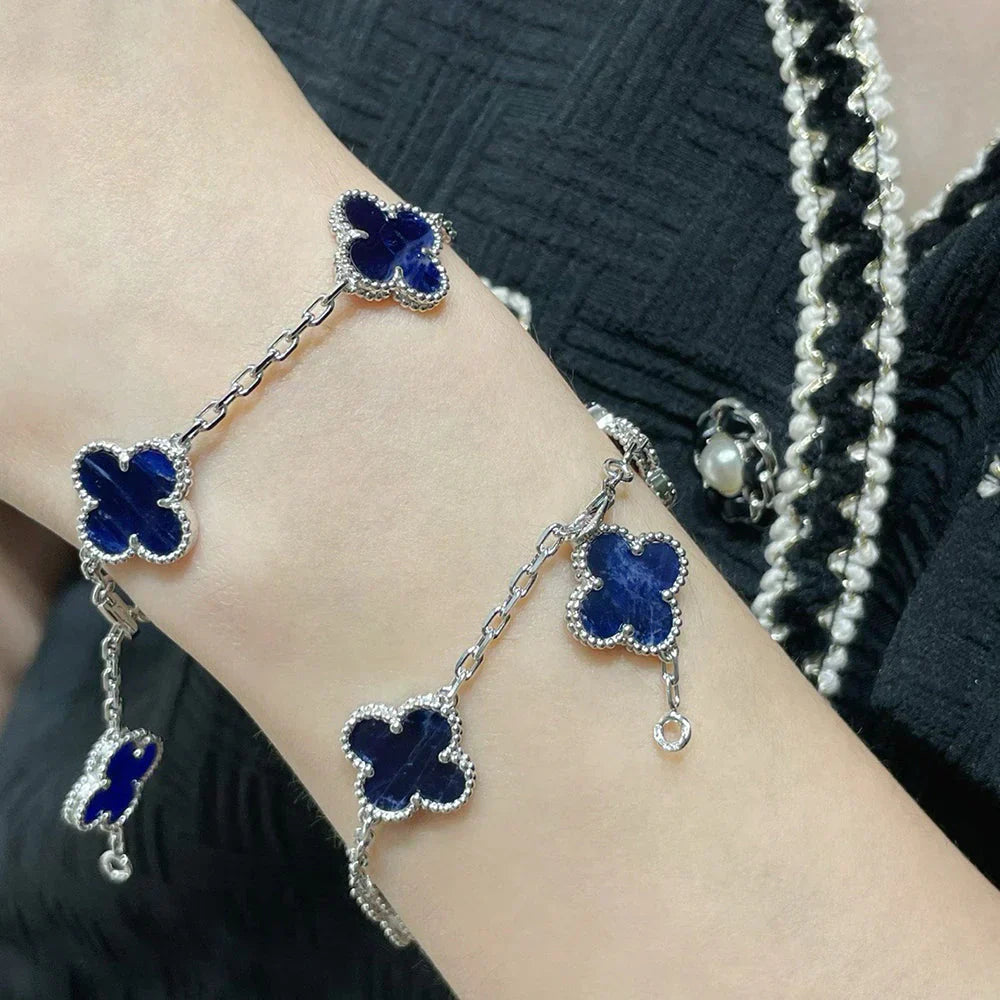 [Moco jewelrys]CLOVER 5 MOTIF PIETERSITE BRACELET COLLECTION