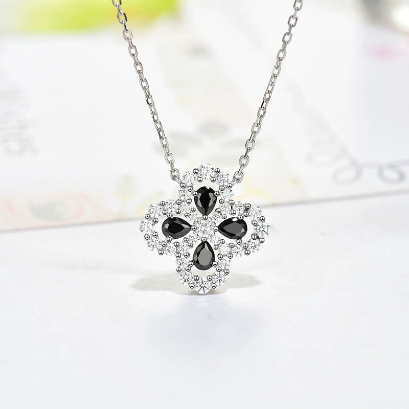 [moco jewelrys]LOOP NECKLACE FULL MOTIF DIAMOND 16MM MULTIPLE COLORS