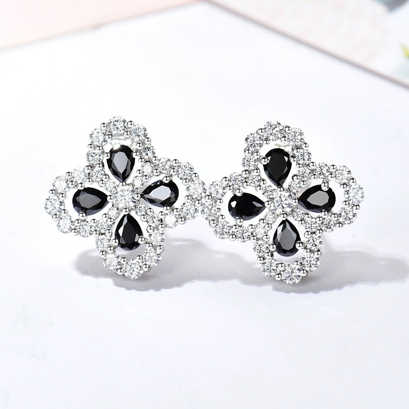 [moco jewelrys]LOOP EARRINGS FULL MOTIF DIAMOND 16MM