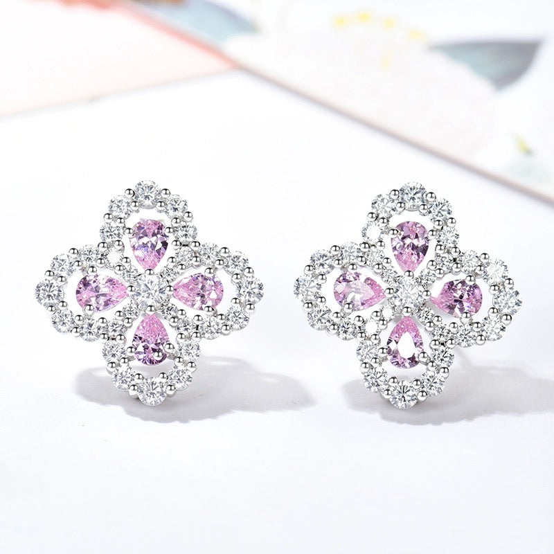 [moco jewelrys]LOOP EARRINGS FULL MOTIF DIAMOND 16MM