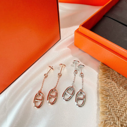 [moco jewelrys]CHAINE TASSEL EARRINGS