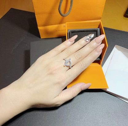 [moco jewelrys]ECHAPPEE RING SILVER DIAMOND