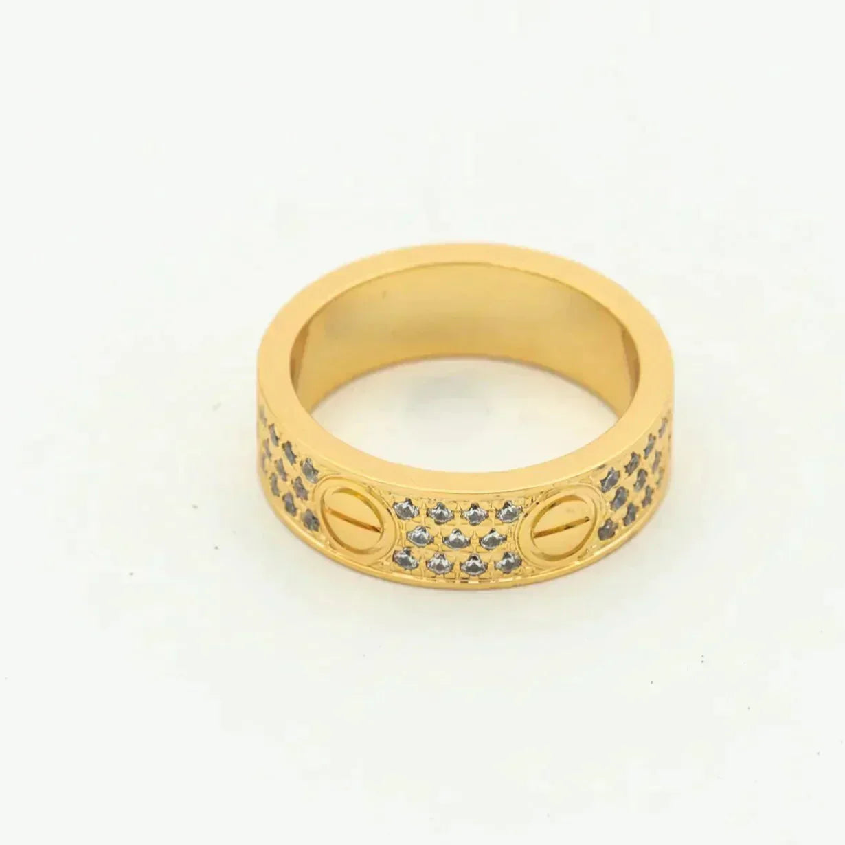 [moco jewelrys]LOVE RING 5.5MM DIAMONDS PAVED