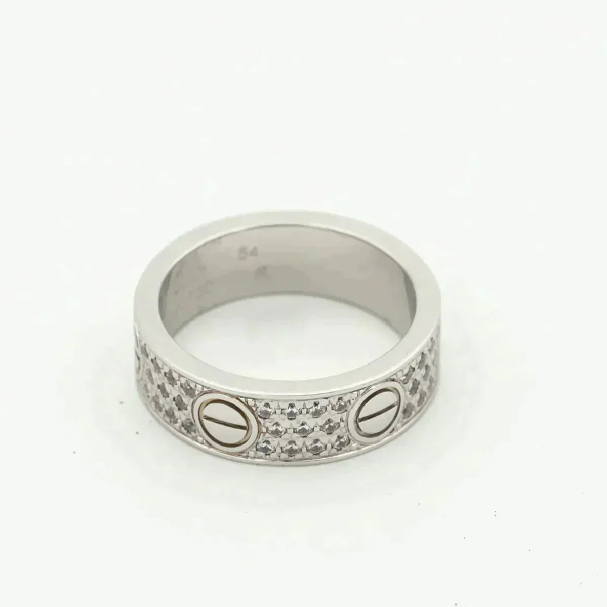 [moco jewelrys]LOVE RING 5.5MM DIAMONDS PAVED