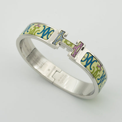[moco jewelrys]H BRACELET BEIGE MULTICOLOR