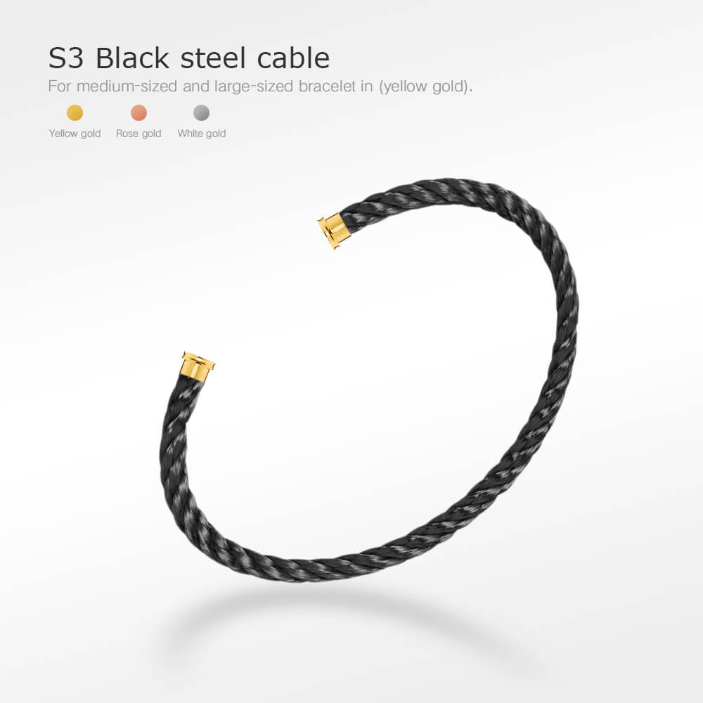 [moco jewelrys]FORCE SERIES BRACELET CABLES 50 CHOICES (DIY SELECTION)