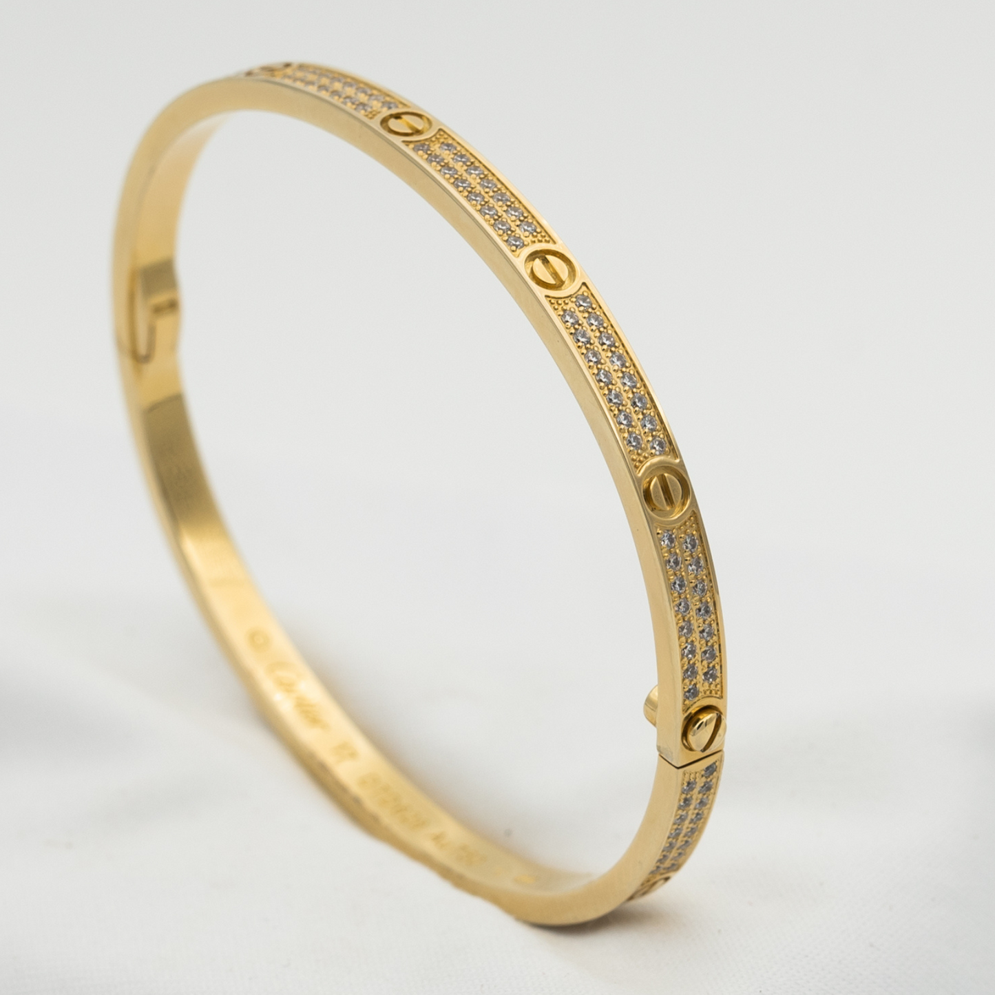 [moco jewelrys]LOVE BRACELET 3.65MM DIAMOND-PAVED
