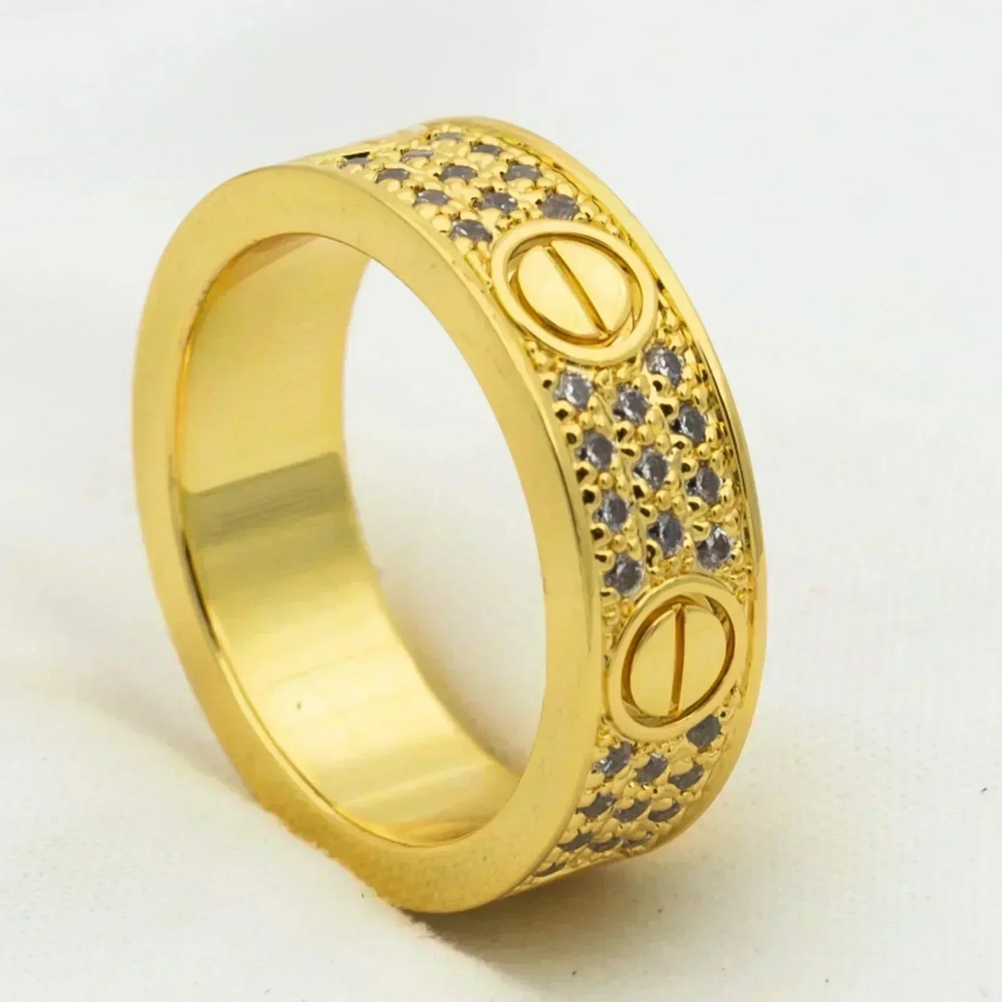 [moco jewelrys]LOVE RING 5.5MM DIAMONDS PAVED