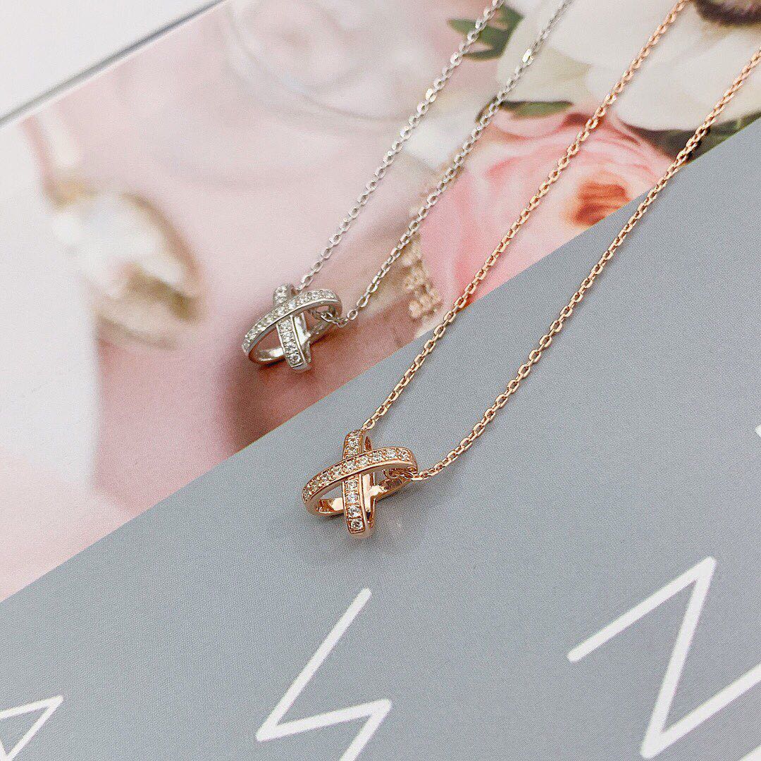 [moco jewelrys]JEUX DE DIAMOND NECKLACE
