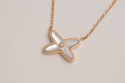 [moco jewelrys]JEUX DE NECKLACE 1 DIAMOND