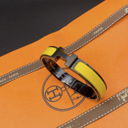 [moco jewelrys]CLIC HM SO BLACK YELLOW BRACELET