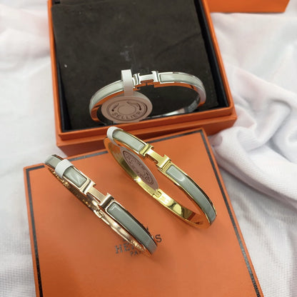 [moco jewelrys]CLASSIC HM CLIC GREEN 8MM ENAMEL BRACELET