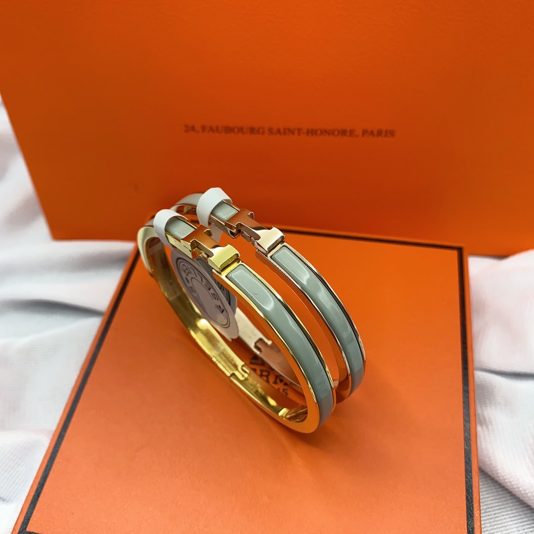 [moco jewelrys]CLASSIC HM CLIC GREEN 8MM ENAMEL BRACELET