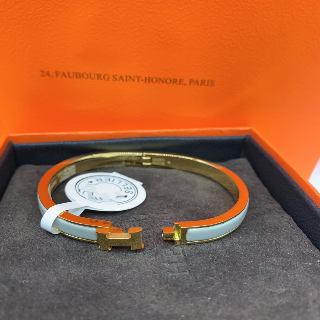 [moco jewelrys]CLASSIC HM CLIC GREEN 8MM ENAMEL BRACELET