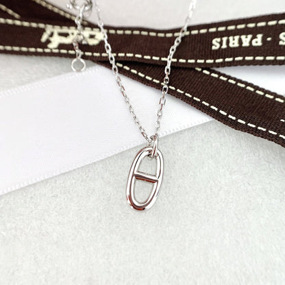 [moco jewelrys]HM PIG NOSE NECKLACE