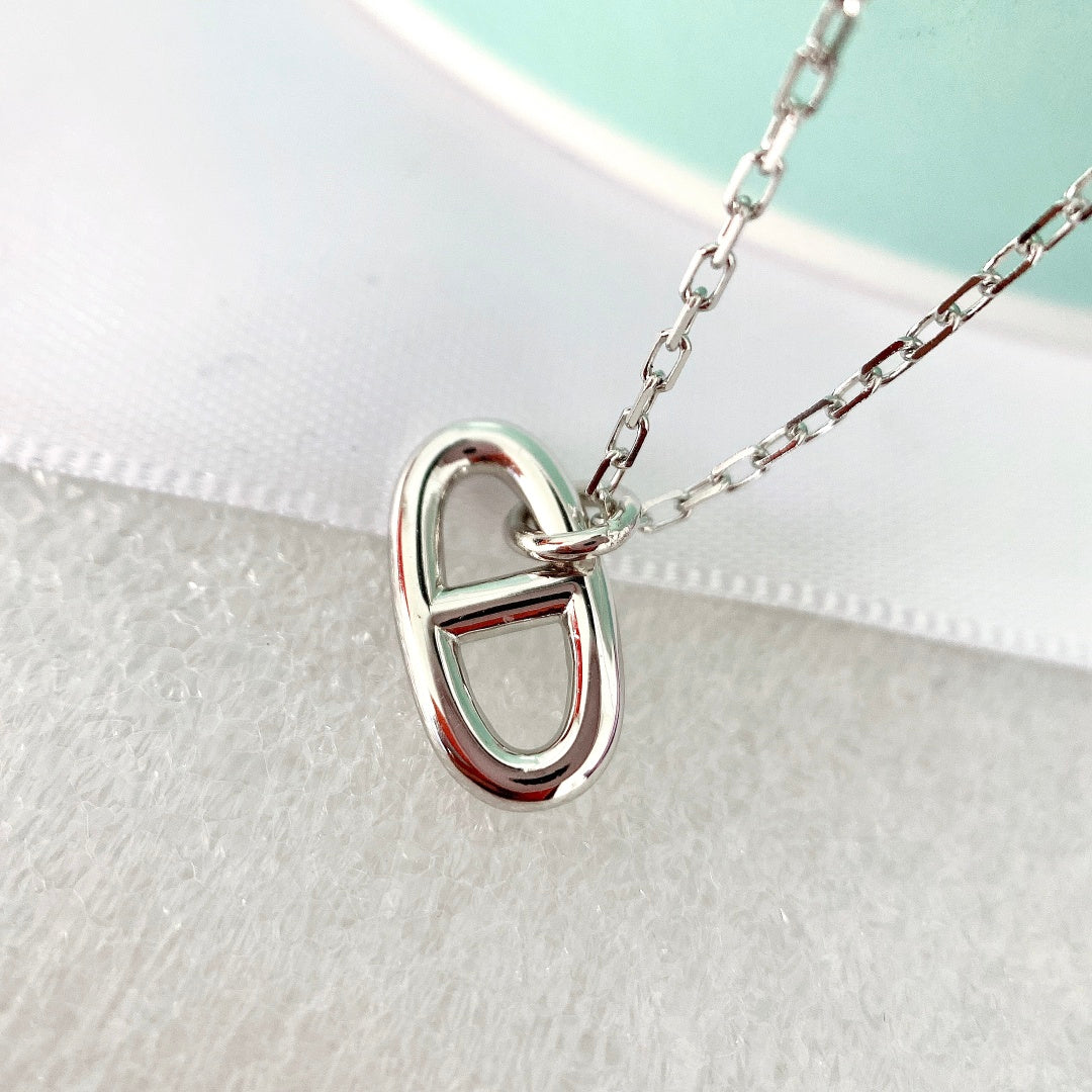 [moco jewelrys]HM PIG NOSE NECKLACE